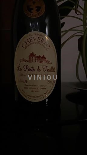Vallée de la Loire Cheverny Earl Vignoble Tevenot La Pente de Feuillet Non Millésimé