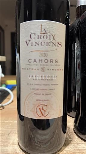 Lounais-Ranska Cahors Château Vincens La Croix Vincens 2020