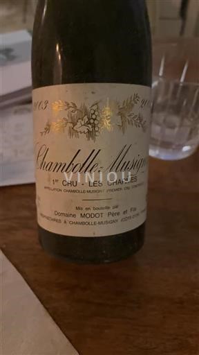 Bourgondië Chambolle-Musigny Premier Cru Domaine Modot Père Et Fils Les Charmes 2003