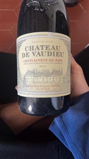 Rhônedalen Châteauneuf-du-Pape Château Vaudieu 2015