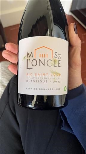 Languedoc Pic-saint-loup Mas De L'oncle Classique 2022