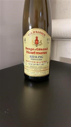 Alsace Riesling Serge & Gérard Hartmann Xavier 2009