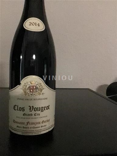Burgundsko Clos-de-vougeot Grand Cru Domaine François Gerbet 2014