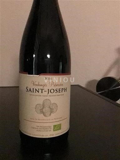 Rhônevallei Saint-Joseph Vendanges Réservées 2014