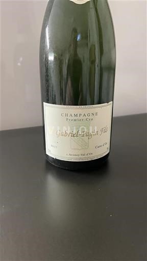 Champagne Ospecificerad Premier Cru R. Gabrielpagin Fils Carte d%27Or Icke årgångsbetecknad