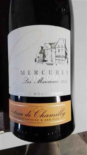 Burgundsko Mercurey Château Chamilly Les Marceaux 2022