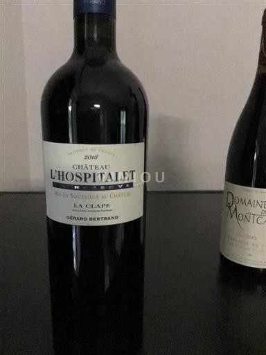 Langvedok La Clape Château L'hospitalet Réserve 2018