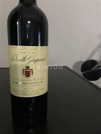 Languedoc Corbières-boutenac Château La Voultegasparets Romain Pauc 2015
