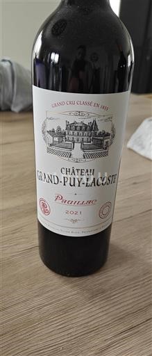 Bordeaux Pauillac Grand Cru Château Grandpuylacoste 2021