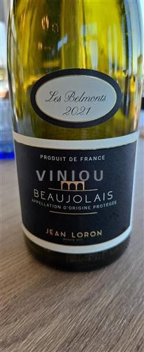 Beaujolais Jean Loron Les Belmonts 2021