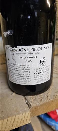 Bourgogne Ikke specificeret La Cave Azé Notes Rubis 2020
