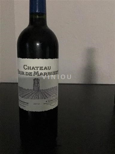 Bordeaux Saint-Estèphe Château Tour De Marbuzet 2012