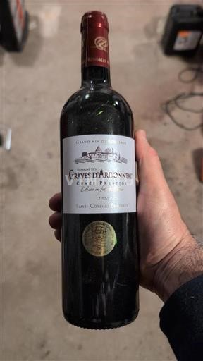 Bordeaux Blaye-Côtes-de-Bordeaux Domaine Des Graves Ardonneau Prestige 2020