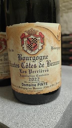 Borgoña Hautes Côtes de Beaune Pinte Les Perrières 2022