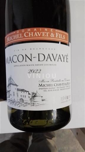 Bourgogne Mâcon og mâcon-landsbyer Michel Chavet & Fils 2022