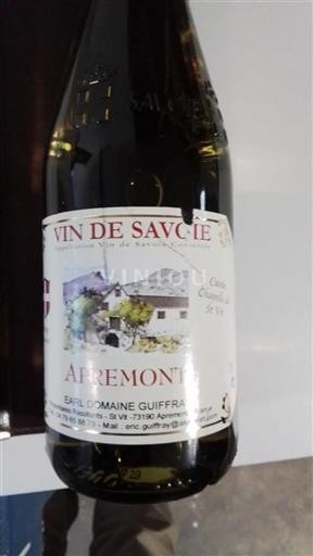Savojsko a Bugey Apremont Domaine Guiffray Chapelle de St. Victor Neročník