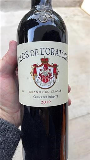 Bordeaux Saint-Émilion Grand Cru Grand Cru Clos De L'oratoire 2019