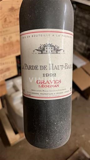 Bordeaux Pessac-Léognan La Parde De Hautbailly 1992