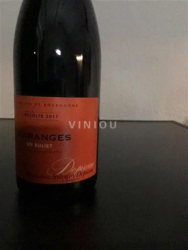 Bourgogne Maranges Grand Cru Domaine Sylvain Deroose En Buliet 2017