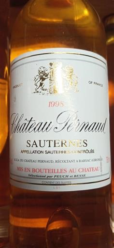 Bordeaux Sauternes Pernaud 1998