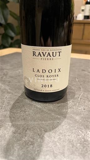 Borgonha Ladoix Grand Cru Ravaut Clos Royer 2018