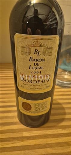 Bordeaux Baron De Lestac 2001