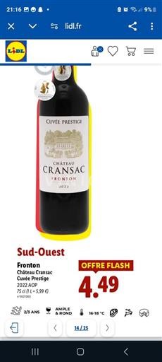 Sud-Ouest Fronton Château Cransac Prestige 2022