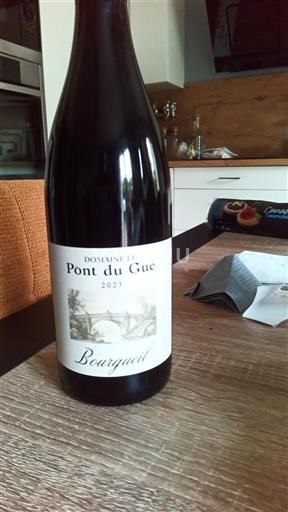 Vin Rouge sec Domaine Le Pont du Gué 2023 France Vallée de la Loire Bourgueil AOC