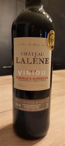 Bordeaux Bordeaux Supérieur Château Lalene 2019