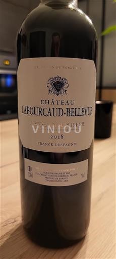 Bordeaux Bordeaux Supérieur Château Lapourcaudbellevue 2018