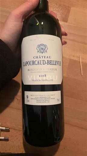 Bordeaux Bordeaux supérieur Château Lapourcaudbellevue 2018