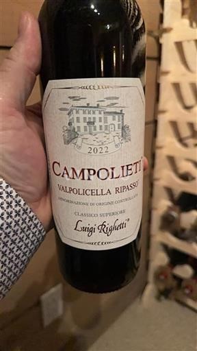 Benátsko Valpolicella Ripasso Luigi Righetti Campolieti 2022