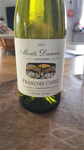 Loire Valley Sancerre François Cotat Monts Damnés 2021