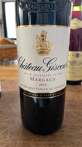 Bordeaux Margaux Grand Cru Château Giscours 2011