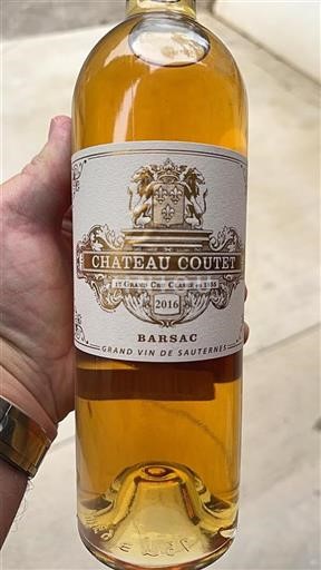 Bordeaux Barsac Grand Cru Château Coutet 2016