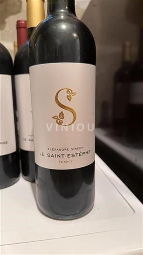 Bordeaux Saint-Estèphe Alexandre Sirech Le Saint-Estèphe 2016