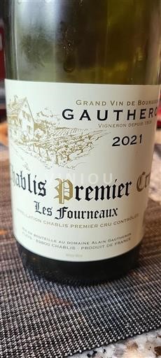 Bourgogne Chablis Premier Cru Premier Cru Domaine Alain Gautheron Les Fourneaux 2021