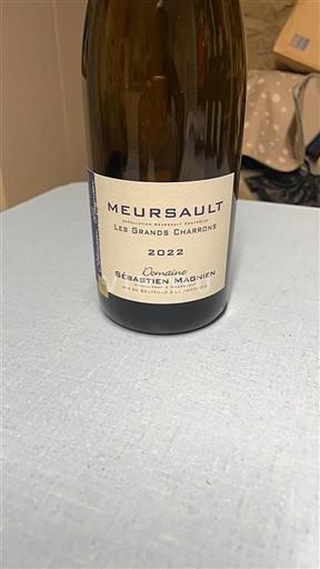 Bourgogne Meursault Domaine Sébastien Magnien Les Grands Charrons 2022