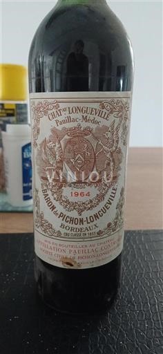 Bordeaux Pauillac Grand Cru Pichon Longueville Baron 1964
