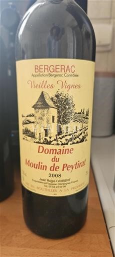 Sudoeste Bergerac Moulin De Peytirat Vieilles Vignes 2008