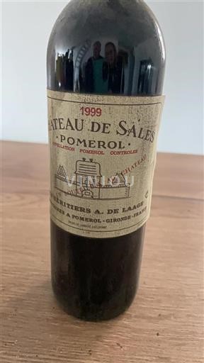 Bordéus Pomerol Château Sales 1999