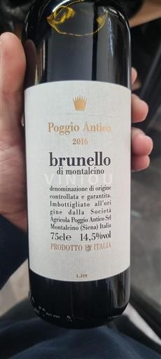 Toscana Brunello di Montalcino Poggio Antico 2016