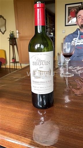 Bordeaux Not Specified Château Seguin 2007