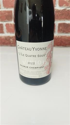 Loire Valley Saumur-Champigny Château Yvonne L'Île Quatre Sous 2022