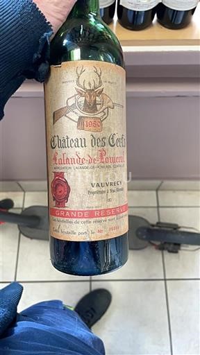 Bordeaux Lalande-de-pomerol Château Des Cerfs Grande Réserve 1980