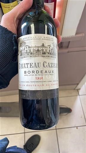 Bordeaux Château Cazeau 1991