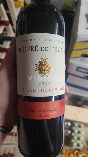 Bordeaux Lalande-de-Pomerol Grand Cru Prieuré De L'église 2020