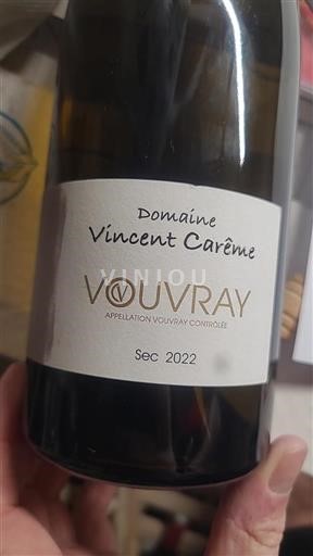 Valle del Loira Vouvray Vincent Carême 2022