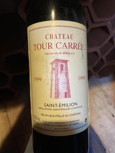 Bordeaux Saint-Émilion Château Tour Carrée 1999