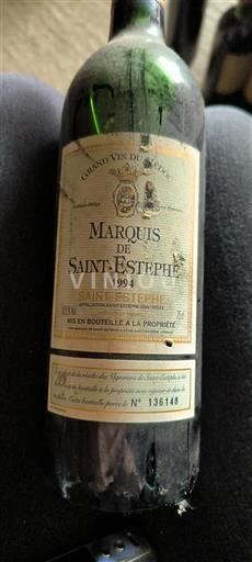 Bordeaux Saint-Estèphe Marquis De Saintestèphe 1994